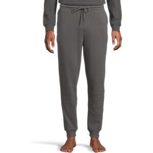 Barefoot Dreams Mens Large Carbon Malibu Collection Waffle Knit Joggers MM34-8